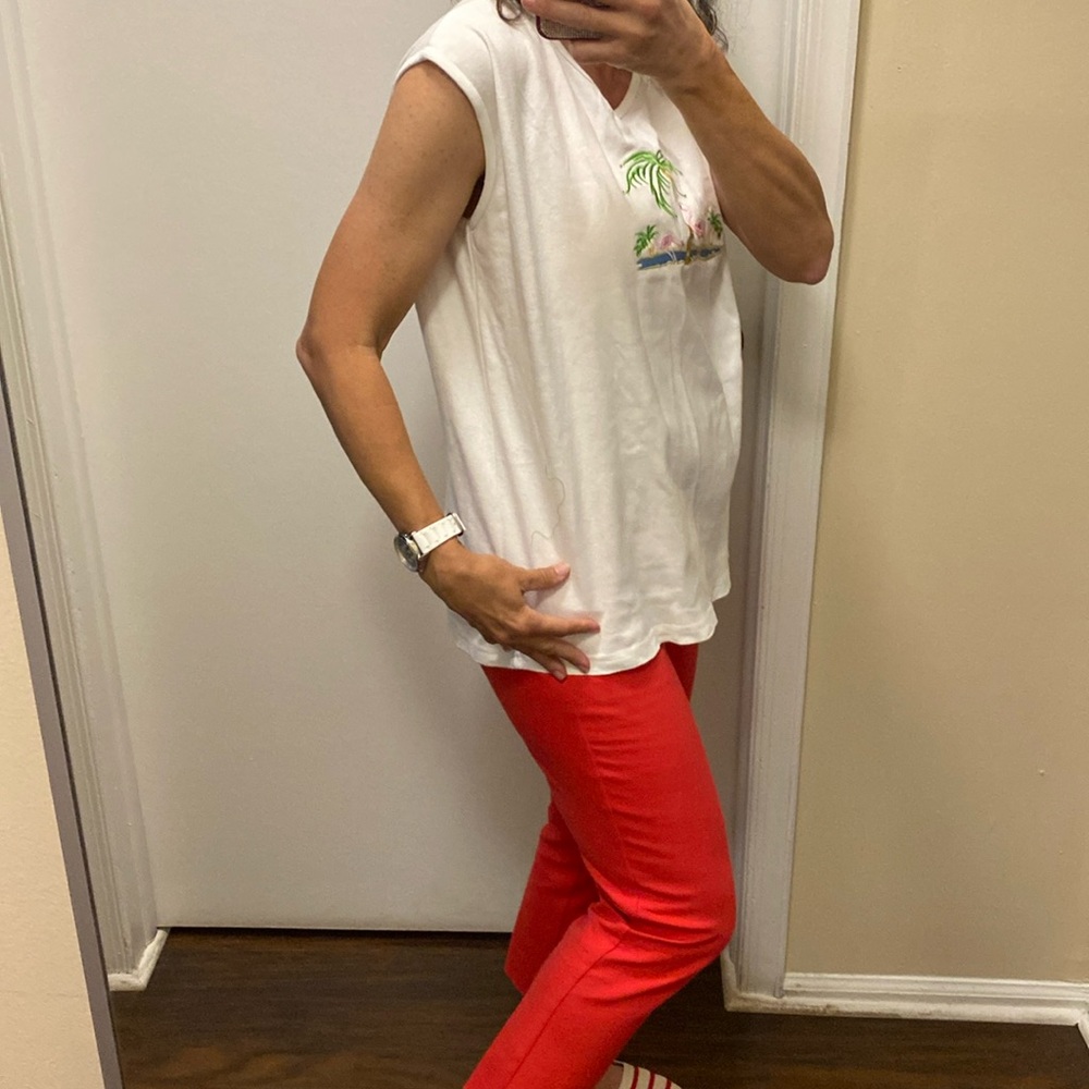 Vintage flamingos tank top - Picture 3 of 6